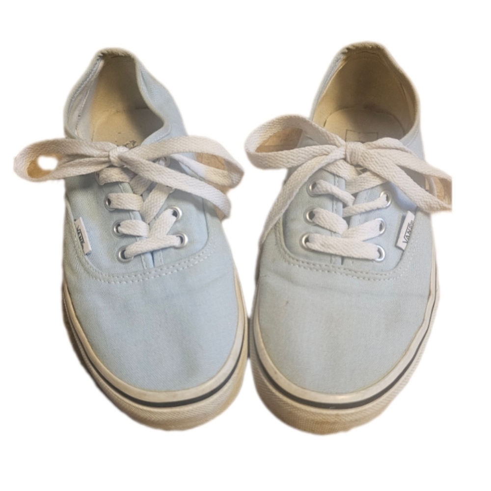 Light blue Vans